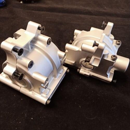 Aluminium alloy metal gearbox transmission case box for Losi 5ive-t DTT Rovan LT KMX2 1/5 rc