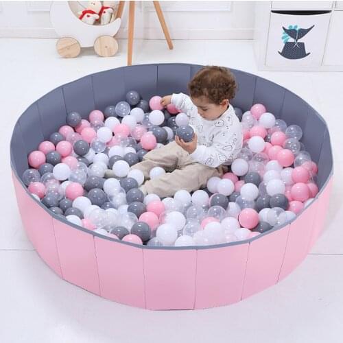 Baby Ball Pool Baby Safety Fence Foldable Ball Pit Pool Playpen Indoor Fencing Baby Balls Contain Soft Cloth Pool