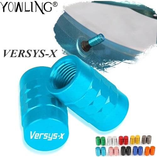 For KAWASAKI VERSYS-X250 VERSYS-X300 VERSYS-X 250 300 2017 2018 2019 2020 2021 Wheel Tire Valve Cap Tyre Rim Stem Airdust Covers