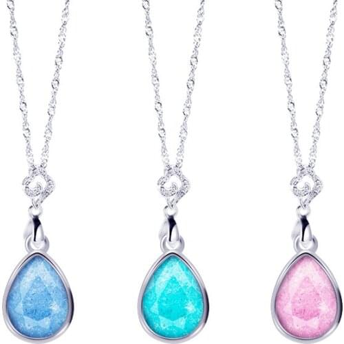 Stone Crystal Decoration Metal Pendant Necklace Teardrop Crystal Rhinestone diy Pendant Making Crystal T-Shirts Decorative