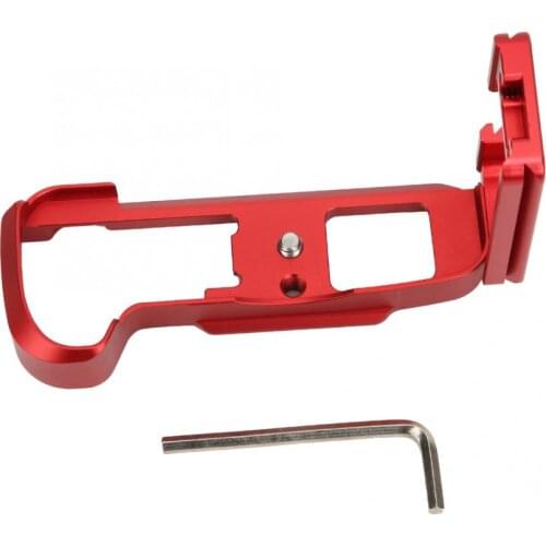 Aluminium Alloy L-shaped Camera Quick Release Plate Hand Grip L Bracket for Canon EOS-M50 Mirrorless Camera