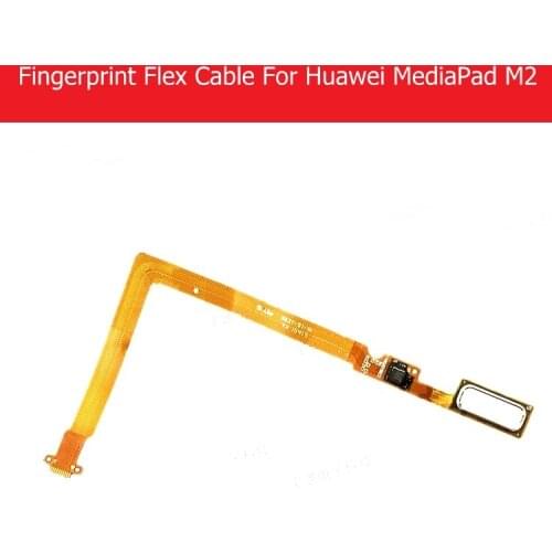 Genuine Fingerprint Sensor Flex Cable For Huawei MediaPad 10 M2-A01W M2-A01L M2-A04L Return Button Flex Cable Replacement Repair