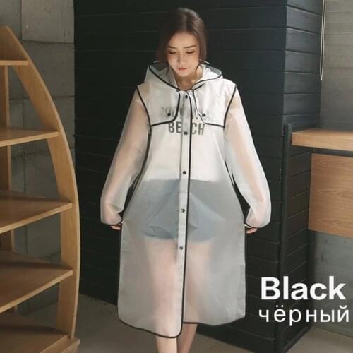 New Man Raincoat Transparent Waterproof Ladies Rain Coat Women Windproof Single-person Rainwear Impermeable Environmental Travel