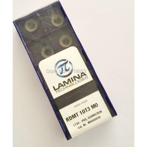 RDMT10T3MO LT30 carbide inserts for indexable milling cutter CNC machine