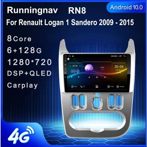 Runningnav For Renault Logan 1 Sandero 2009 - 2015 Android Car Radio Multimedia Video Player Navigation GPS