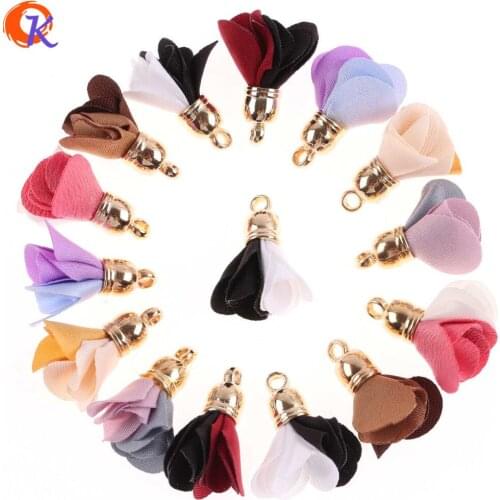 Cordial Design 10Pcs/Bag 2.5CM Flower Pendant/Earring Findings/Jewelry Parts/Jewelry Making/Jewelry Finding/Earrings Accessories