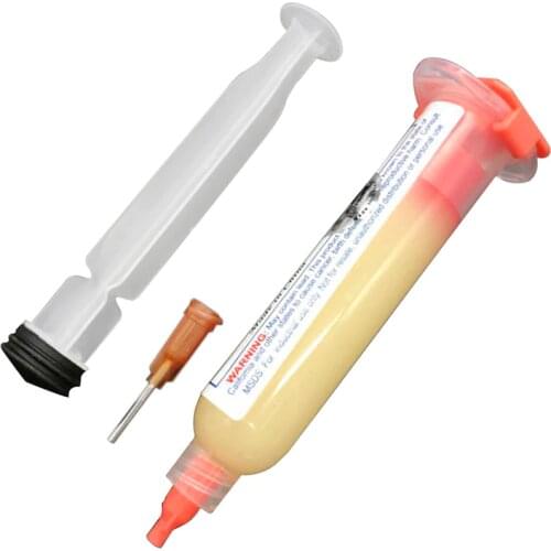 1 Set Needle Shaped 10cc NC-559 ASM PGA BGA SMD With Flexible Tip Syringe Solder Paste Flux Grease Repair Solde