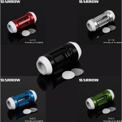 Barrow G1/4 " White water cooling system dedicated dual spiral pattern filters connector computer water cooler fitting GLA-TLB53