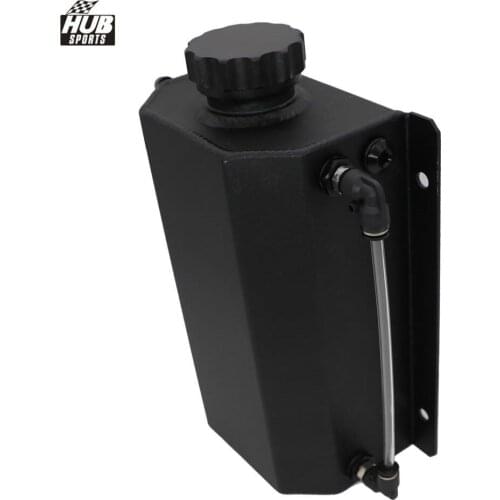 HUB sports Universal 2L Aluminium Engine Oil Catch Can Breather Tank Radiator Overflow Tank EPYXFST011