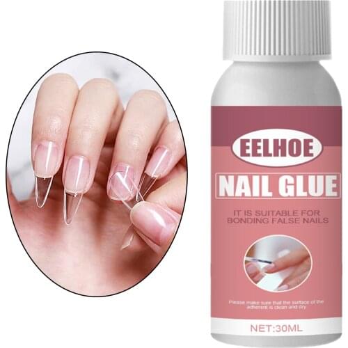 Super Strong Nail Glue for False Nail Tips Rhinestones Gems Adhesive Decor Fast Bonding