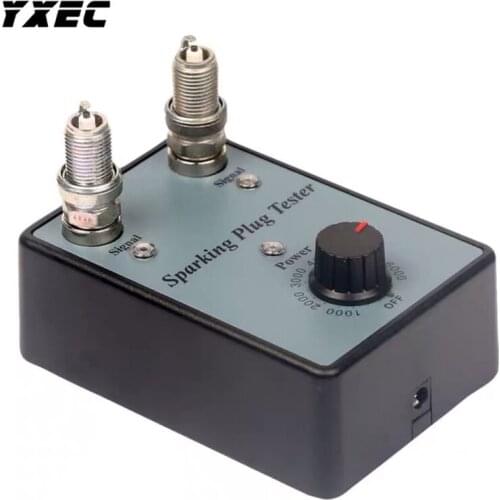 Dual Hole Car Spark Plug Tester Ignition Plug Analyzer Diagnostic Tool Automotive Spark Plug Detector