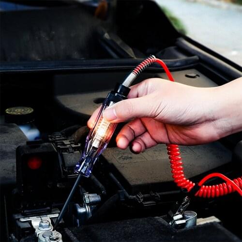 6V-24V automobile circuit voltage tester universal test pen car truck motorcycle DC circuit tester car inspection tool