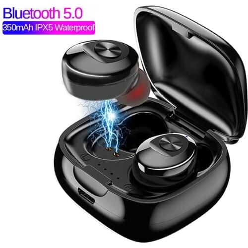 XG12 TWS Bluetooth 5.0 HiFi Handsfree Wireless Earphones Gaming Earbuds with Mic
