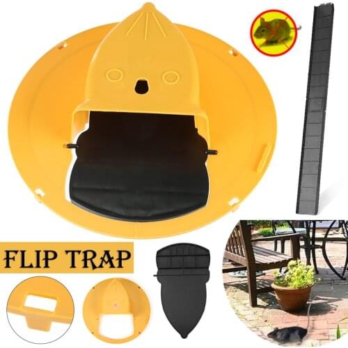 High Quality Mice Trap Reusable Flip and Slide Bucket Lid Mouse Rat trap Effective Sanitary Safe Mousetrap