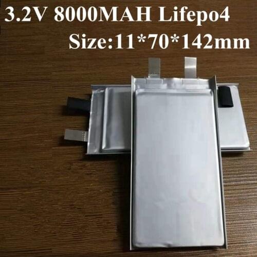 8pcs Lifepo4 3.2v 8ah Battery 3.2v 8000mah 3.2v Lifepo4 Cell Battery 20A for Toy Car Ebike Diy Bici 24v 8ah Battery Power Tools