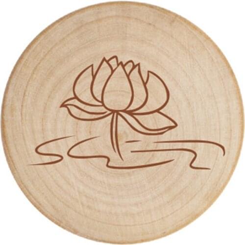 DIY Wooden Round Shape Bottle Opener Magnet Decoration Beer Bottle Opener Fridge Sticker WXV Sale