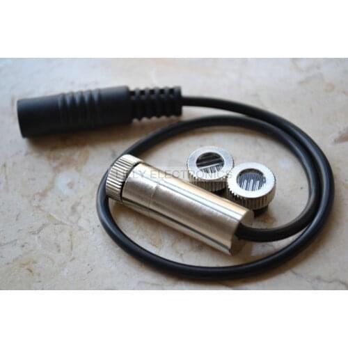 Focusable 650nm 30mw 3in1(dot/line/cross) Red laser module with AC Adapter