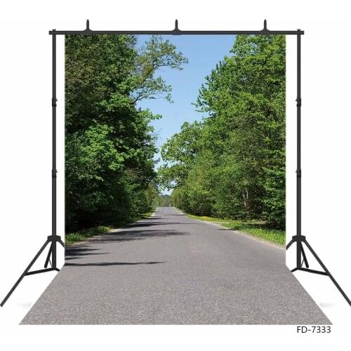 Forest Pathway Tree Road Photo Studio Backdrops Vinyl Photography Backgrounds for Baby Children Portrait Dolls Pets Photoshoot