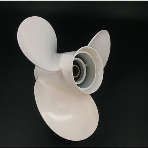 Boat propeller suit for Yamaha 10 3/8x13 aluminum prop 40-55HP 3 blade 13 tooth RH