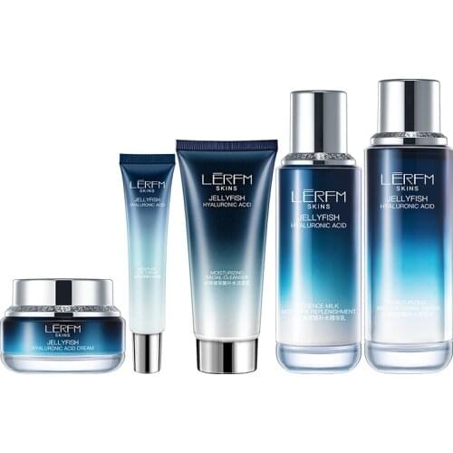 Jellyfish Hyaluronic Acid Hydration Moisturizing Shrink Pore Moisturizing Hyaluronic Acid Skin Care Kit