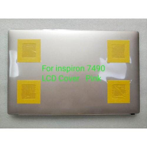 New for Dell Inspiron 7490 7490 LCD Cover palm rest upper lid bottom case DP/N 0P0VRY 0K51Y4 0H951V Pink
