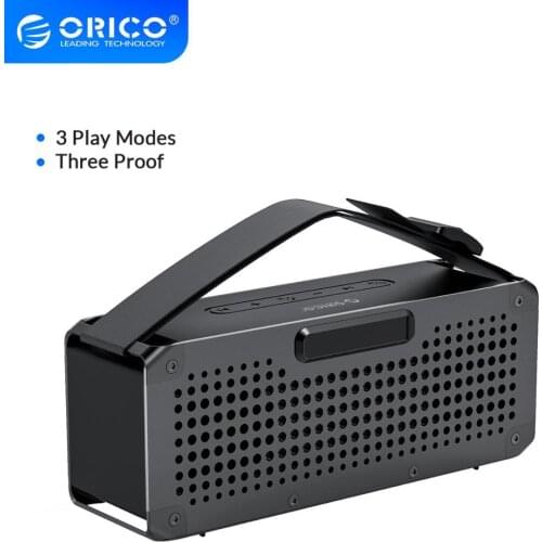 ORICO Portable Wireless Bluetooth-compatible Speaker Three-proofing Outdoor Music Surround Support TF AUX Card For Music Player