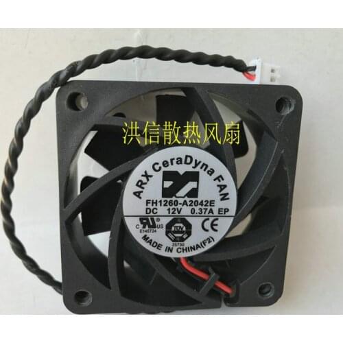 Original fh1260-a2042e 12V 0.37a 6cm 60 * 60 * 25MM cooling fan