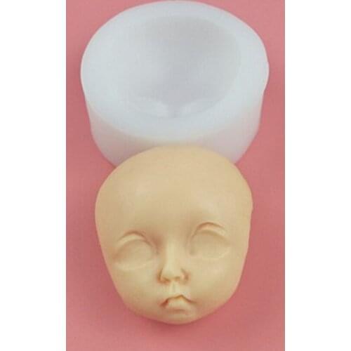 Lifelike Baby Face Mould For Polymer Clay Material DIY Making Craft Tool #1