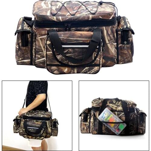 Fishing Bag Tackle Storage Tools Gear Crossbody Bag for Outdoor Carp Fishing