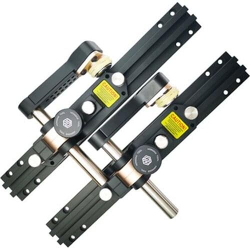 Woodworking Assembly Table Saw Clear Press Stock Push Guide Table Aluminum Alloy Eccentric Swage Feeder Guider Tool