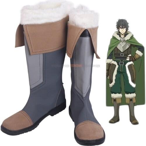 Naofumi Iwatani Shoes Cosplay The Rising of the Shield Hero Naofumi Iwatani Cosplay Boots Shoes Custom Made