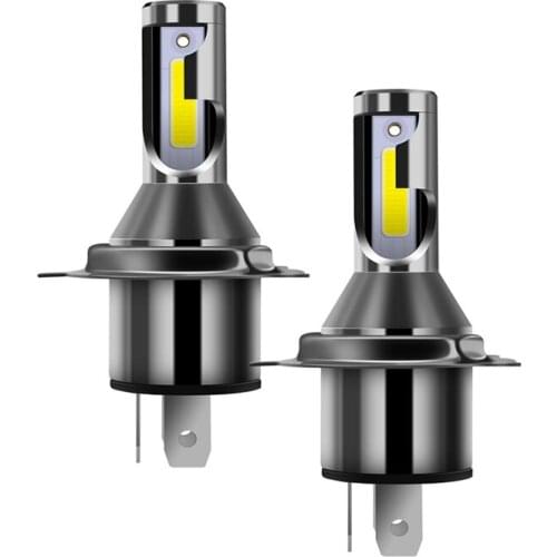 TXVSO8 H4 LED Headlight Bulbs 26000LM Per Set 6000K White for High and Low Beam Hi/Lo Plug and Play for Motorcycle Car Truck