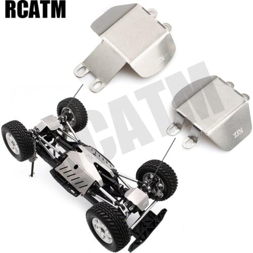 High Quality Stainless Steel Front and Rear Axle Guard Plate for 1/10 RC Crawler Car TAMIYA CC02