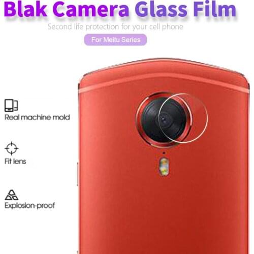 High Quality Camera Lens Tempered Glass For Meitu M4 T8 Fingerprint Back Transparent Lens Protector Camera Film+cleaning Cloth