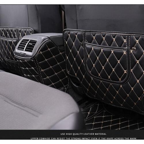 For Hyundai Santa Fe 2019 2020 Rear Seat Cover Pad Special Protection Interior Trim Modified Auto Decoration Car Accessories