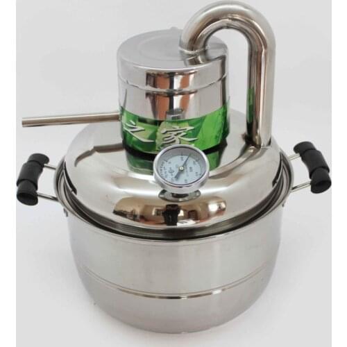 10L Alcohol Wine Distiller Whisky Vodka Maker Home Brew Liquor Distiller