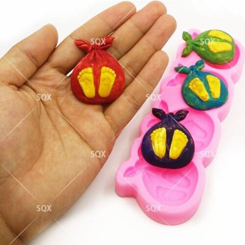 4 Baby Packs 3D Silicone Cake Fondant Mold Cake Decorating Tools Soap/Candle Moulds Sugar Cup Cake Mold Tool Bakery MR114