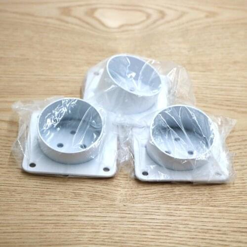 4pcs Wood table chair leg Base sleeve 47mm inclined tube pipe hole plugs iron sofa foot cover connecting fixing furniture part
