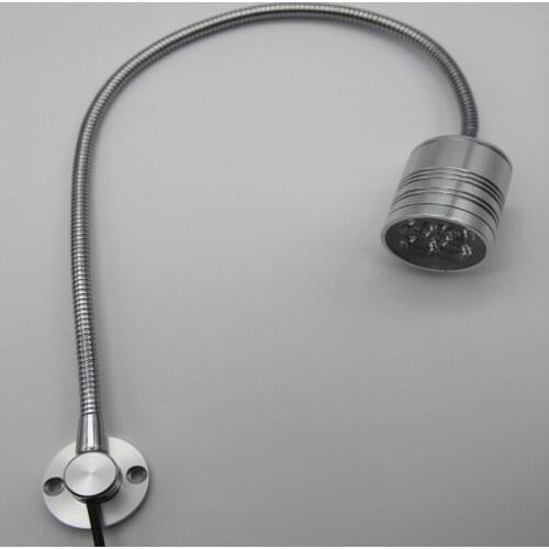 5W Led Swing Arm Bedside Wall Light Scone Above Bed With Cord AC85-265V