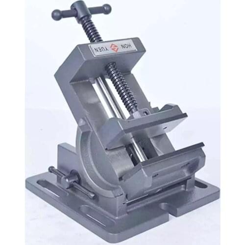 Fast Shiping Tilting Guide Bar Angle Clamp, Drill Bench Drill with 90 Degree Angle Small Vise 3 Inches