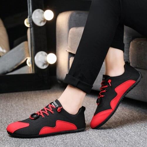 Breathable Canvas Shoes Men Shoes Comfortable Lace-up Loafers Shoes Classic Trendy Mixed Colors Flat Shoes Light Casual Shoes