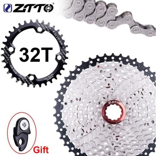 MTB 10 Speed Cassette 10s 11-40T/42T Mountain Bike Sprocket X10 Chain Bicycle Chainring 10v K7 Range For SHIMANO M780 M590 M6000