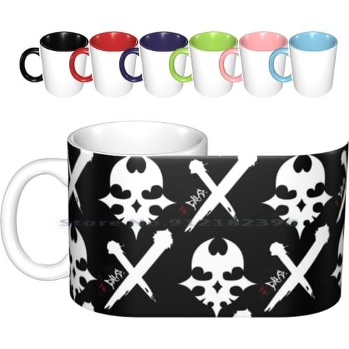 The World Ends With You-Logo ( Player Pin ) Ceramic Mugs Coffee Cups Milk Tea Mug The World Ends With You Anime Logo Player