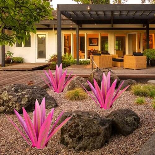 New Tequila Plant Ornament DIY Decoration Creative Iron Ornament Garden Yard Art Decoration Statue Home Decor Figurines