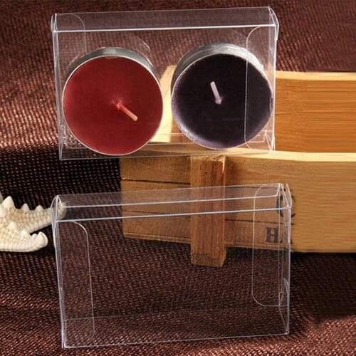 200pcs 1.5x4x9 Jewelry Gift Box Clear Boxes Plastic Box Transparent Storage Pvc Box Package Display Pvc Boxen For Wed/christmas