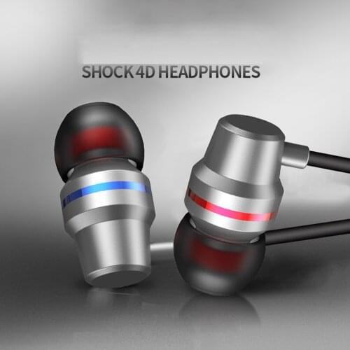 In ear Wired Earphone Subwoofer Earphones Music Headset Smartphone With Microphone for Android iPh Universal