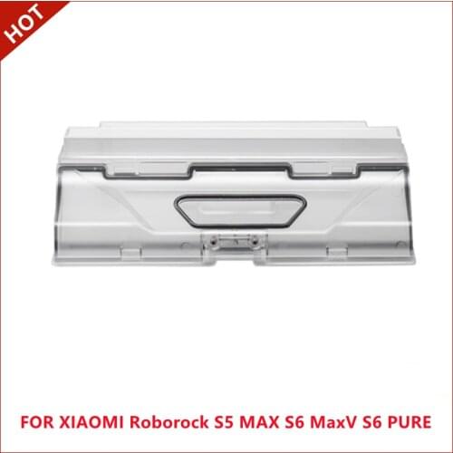 Dust Box Parts for Xiaomi Robotic Vacuum Cleaner Roborock S5 MAX S6 MaxV S6 PURE Robot Dustbin Box with Filter Accessroies