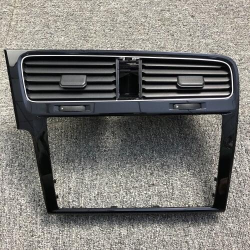 Radio CD Player Fascia Panel Bezel Frame for Golf 7 5GG 819 728 Golf 7/7.5 MIB 8 inches Black frame