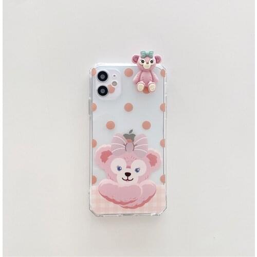 DISNEY 2021 Rabbit Silicone Protective Cover, Suitable for IPhone 11 Pro Official Liquid Silicon 360 Full Face Mask zz0531