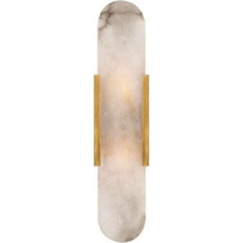 Nordic creative natural marble living room wall lamp post modern hardware bedside bedroom study designer wall lamp